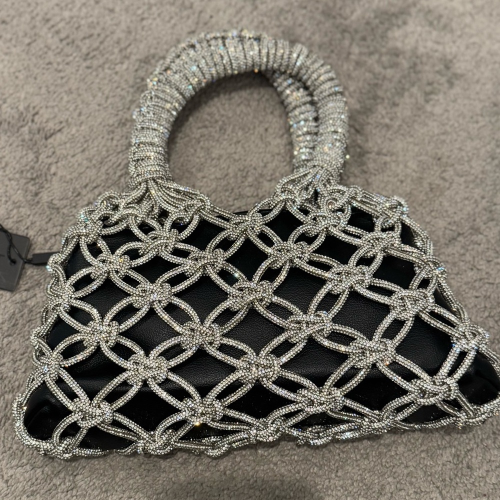 Rocknot Black Vegan Leather Crossbody Bag - Picture 2 of 4
